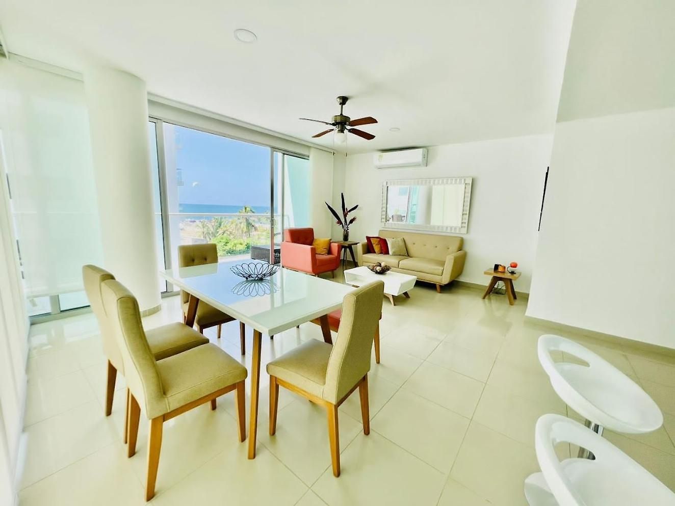 Morros Vitri Apto Familiar En Primera Linea De Playa Apartamento Cartagena