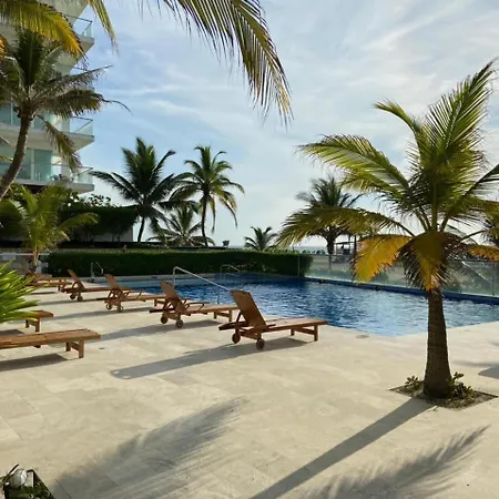 Apartamento Morros Vitri Apto Familiar En Primera Linea De Playa Cartagena