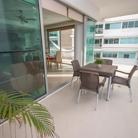 Apartamento Morros Vitri Apto Familiar En Primera Linea De Playa Cartagena